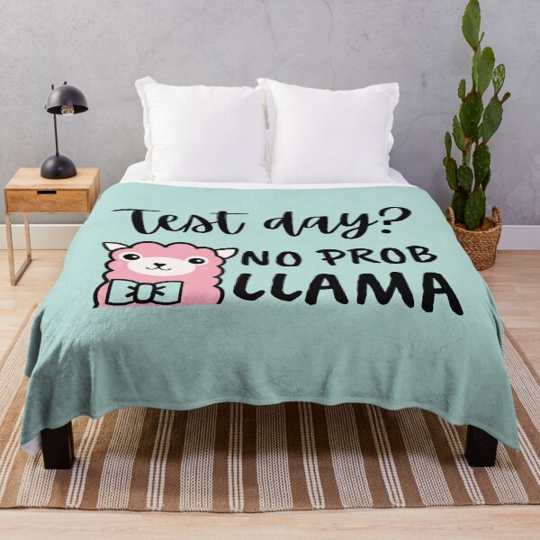 Item preview, Funny Test Day No Prob Llama Teacher Student designed and sold by AnyKitty.