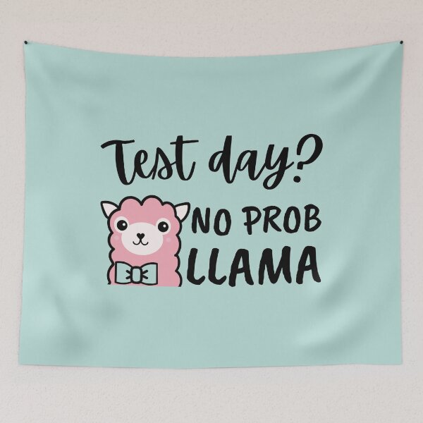Item preview, Funny Test Day No Prob Llama Teacher Student designed and sold by AnyKitty.