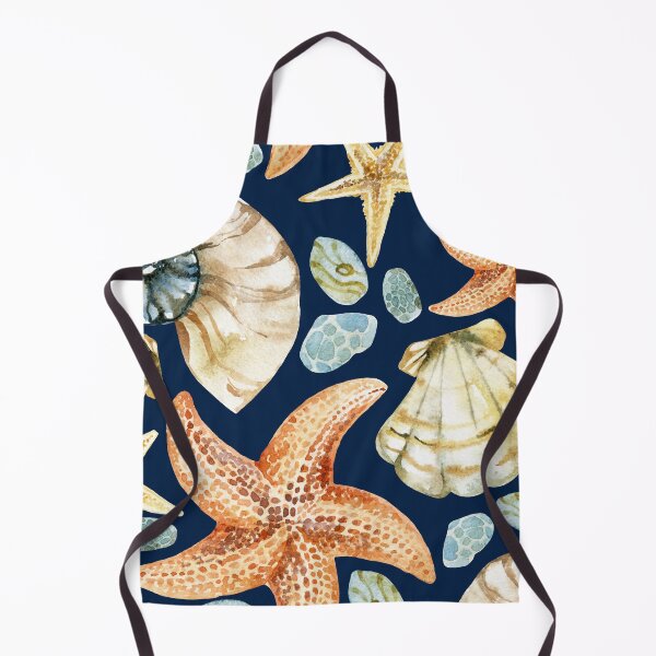 Item preview, Seashells with starfish watercolor  designed and sold by FGCART.