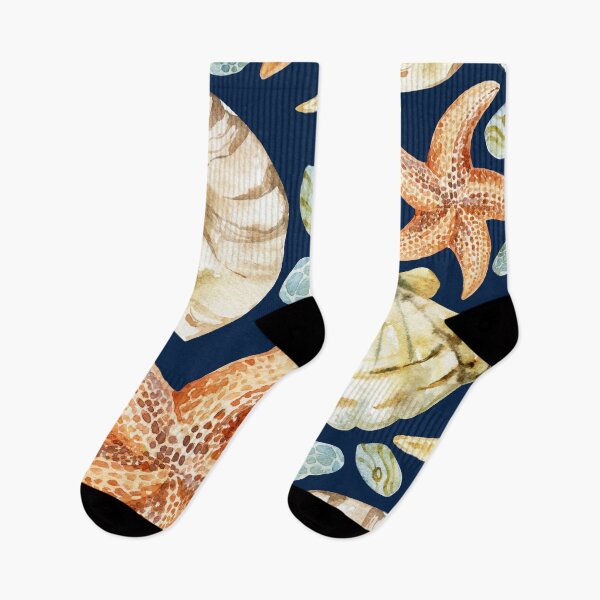 Item preview, Seashells with starfish watercolor  designed and sold by FGCART.