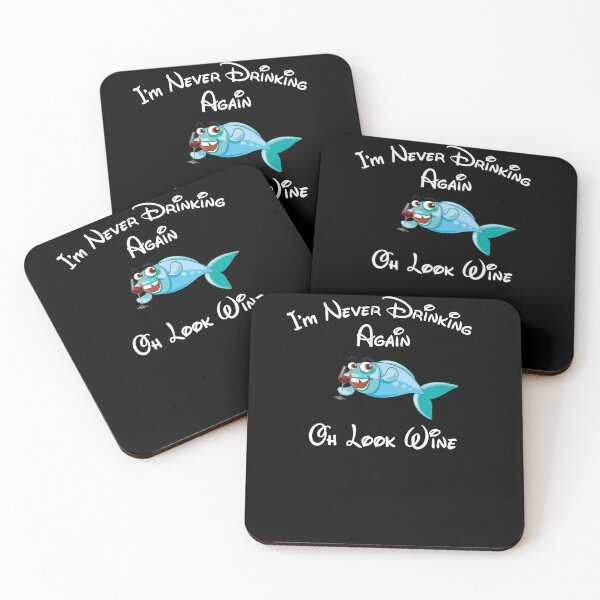 Item preview, Fish I'm Never Drinking Again Oh Look Wine Funny designed and sold by CRO-DESIGN.