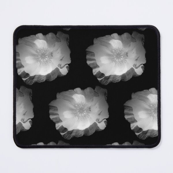 Item preview, black and white frilly poppy effect designed and sold by KABFA Designs.