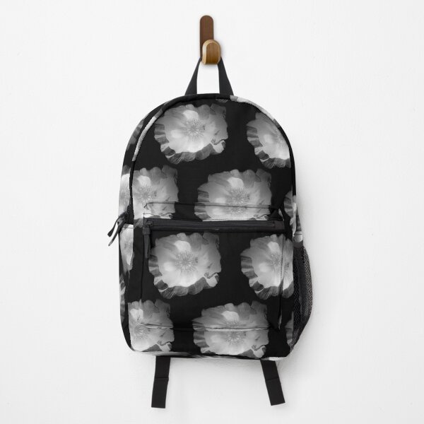 Item preview, black and white frilly poppy effect designed and sold by KABFA Designs.