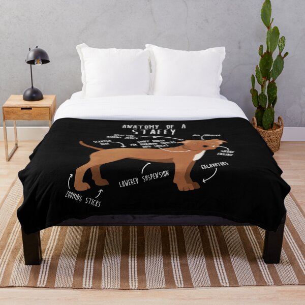 Artikelvorschau, Staffordshire Terrier Staffy Anatomie entworfen und verkauft von Clara Hollins.