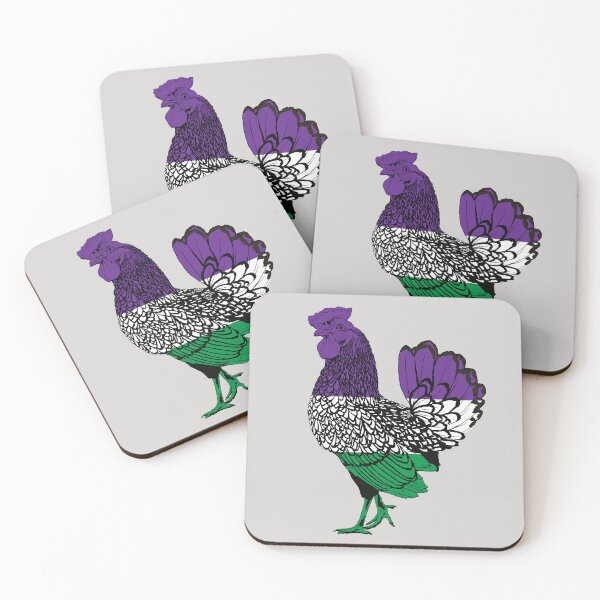 Item preview, Chicken 3: Genderqueer Pride (2022) designed and sold by Zia Frazier.