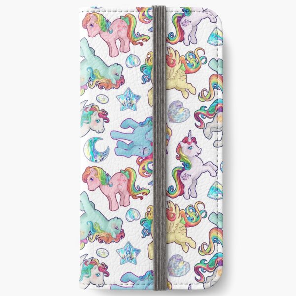 Rainbow Ponys G1 Fundas tarjetero para iPhone