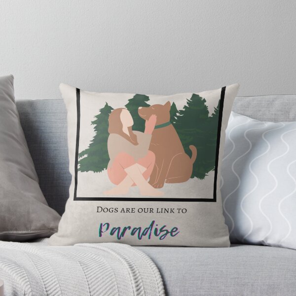 Item preview, Dogs are our link to paradise designed and sold by Harleqindesign.