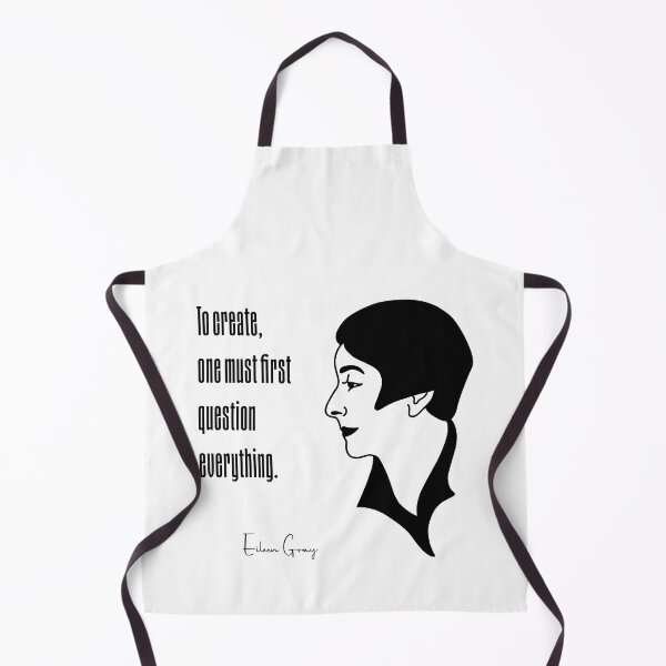 Item preview, To create, one must first question everything - Eileen Gray Portrait designed and sold by Twist Design.