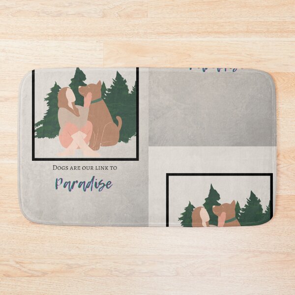 Item preview, Dogs are our link to paradise designed and sold by Harleqindesign.