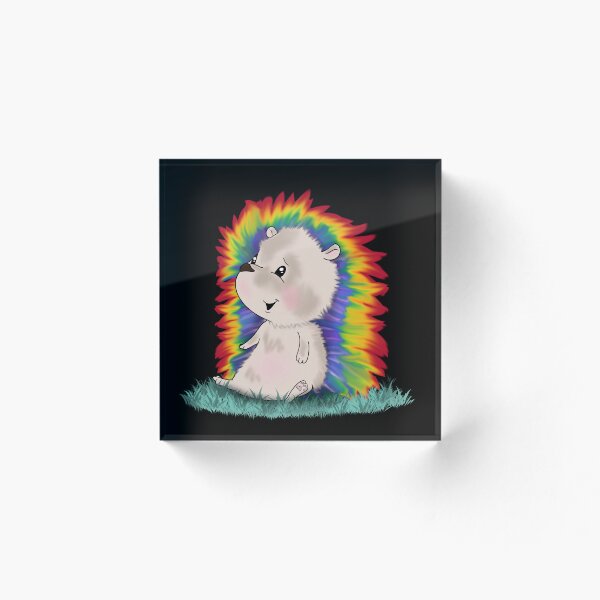 Aperçu de l'œuvre Pride Hedgehog créée et vendue par FickleandFancy.