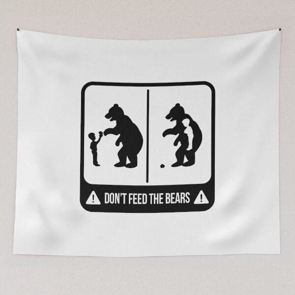 Item preview, Don't Feed The Bears BGlight designed and sold by CreatorHub.