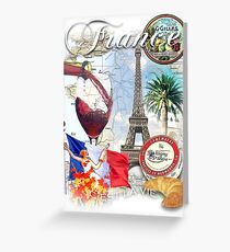 france Greeting Card