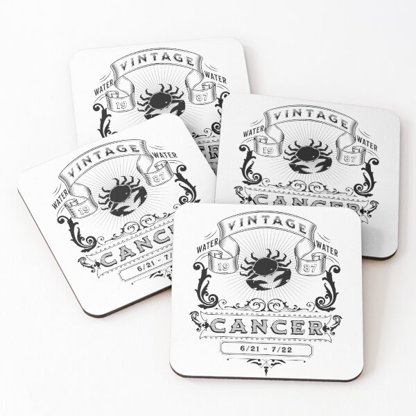 Artikelvorschau, The Zodiac Sign of Cancer Black and White 1987 entworfen und verkauft von rhombusOnion.