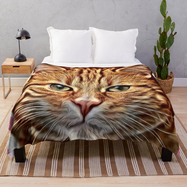 Artikelvorschau, Digital portrait of a ginger cat entworfen und verkauft von thalasson.