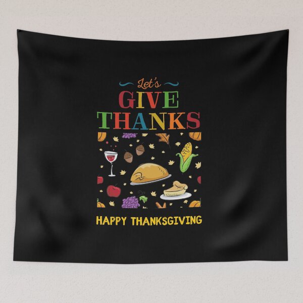 Item preview, Let's Give Thanks Happy Thanksgiving designed and sold by teewearstyle.