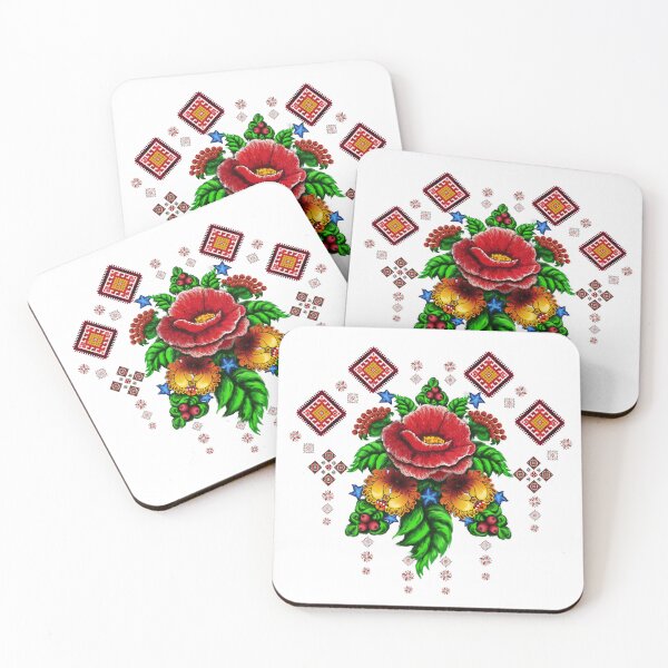 Item preview, Red Poppy, Ukraine Flower Pattern designed and sold by Digi Artworks Store.