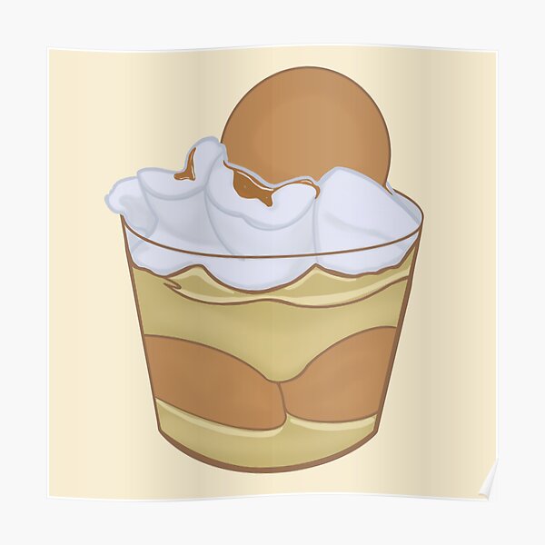 “Banana Pudding” Poster for Sale by LadyLongLimb | Redbubble