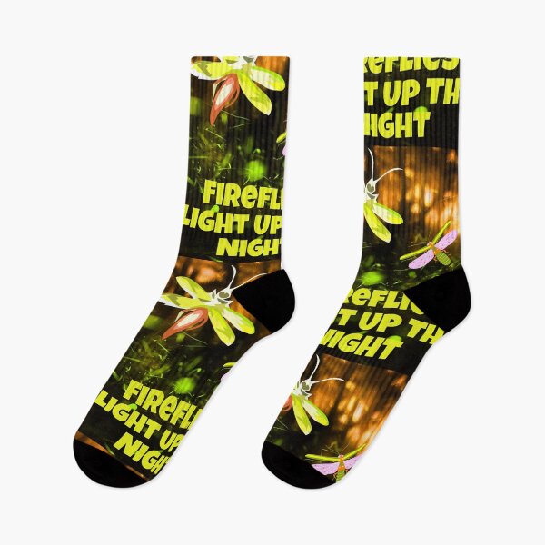 Item preview, Fireflies Light Up The Night Colorful Eco-Friendly Design designed and sold by EarthArtDesigns.