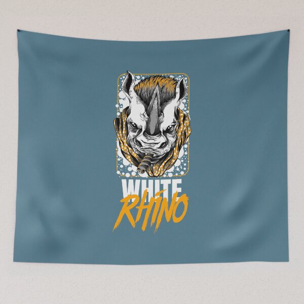 Item preview, White Rhino  Marijuana Cannabis Weed Strain  -420 Stoner Design-  Orange designed and sold by YomeHayin.