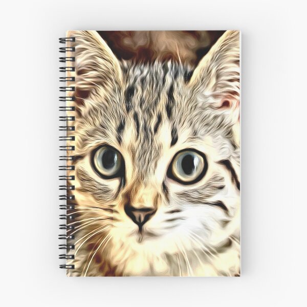 Item preview, Digital portrait of an endearing kitten designed and sold by thalasson.
