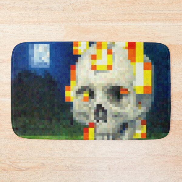 Item preview, ; Minecraft-Burning Skull poster poster designed and sold by larryaasinclair.