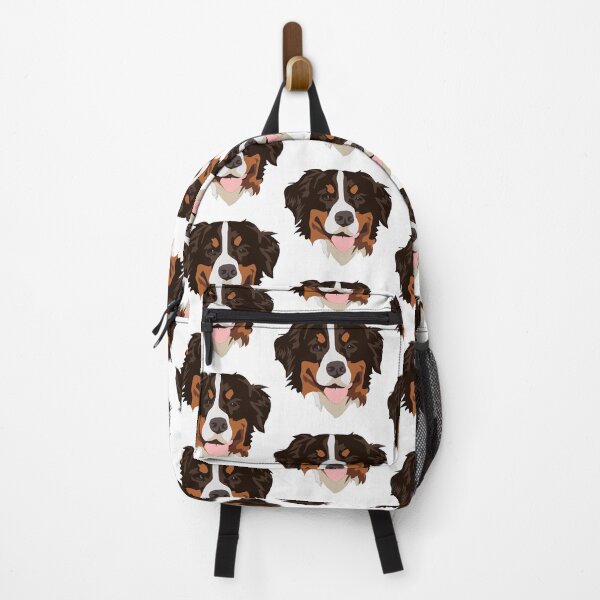 Item preview, Red Bernese mountain dog face  designed and sold by LeahcarsArt.