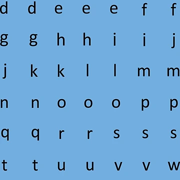 Artwork thumbnail, Alphabet (Small Letters)  by RuthHammer