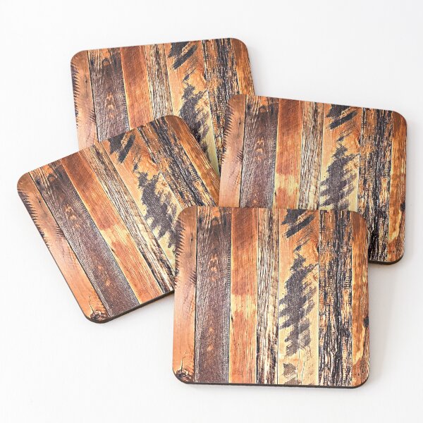 Item preview, Amber Golden Whiskey-Colored Vintage Wood Planks Photo designed and sold by DEC02.