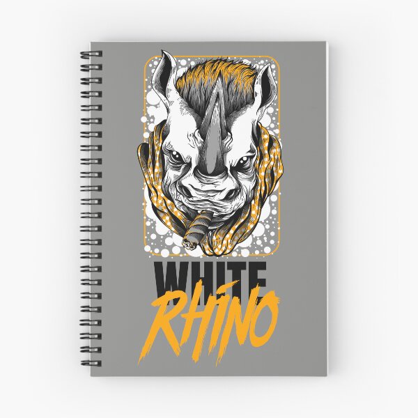 Item preview, White Rhino  Marijuana Cannabis Weed Strain  -420 Stoner Design-  Orange designed and sold by YomeHayin.