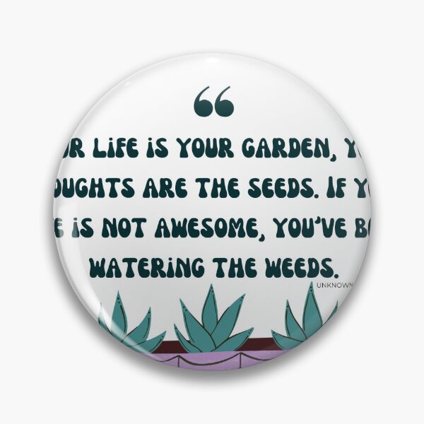 Artikelvorschau, Life is your garden entworfen und verkauft von Bookish Blossom.