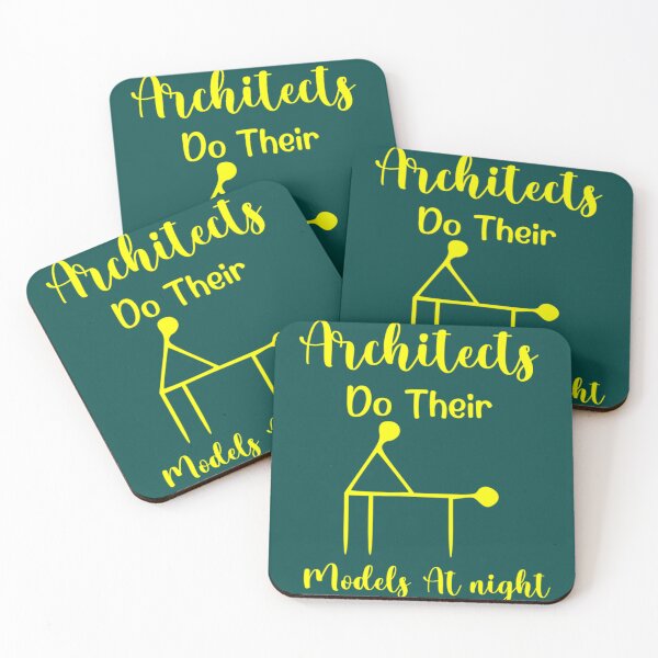 Item preview, Architects do their models at night, gift idea, funny saying designed and sold by WankyCandle.