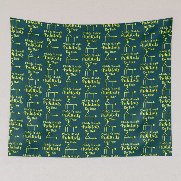 Item preview, Architects do their models at night, gift idea, funny saying   designed and sold by WankyCandle.
