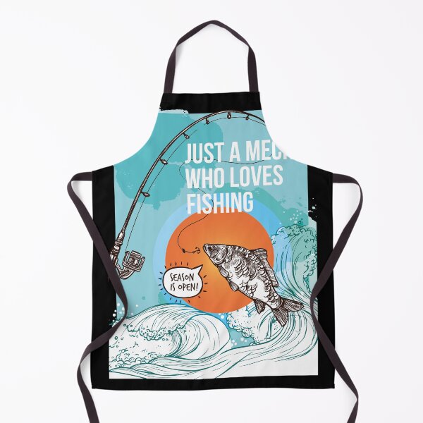 Item preview, Just A Mechanic Who Loves Fishing designed and sold by CRO-DESIGN.