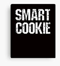 Smart Cookie Funny Saying Canvas Print