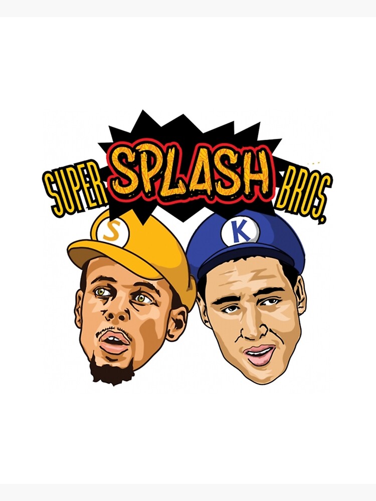 "Caricatures of Splash brothers Graphic " Sticker for Sale by