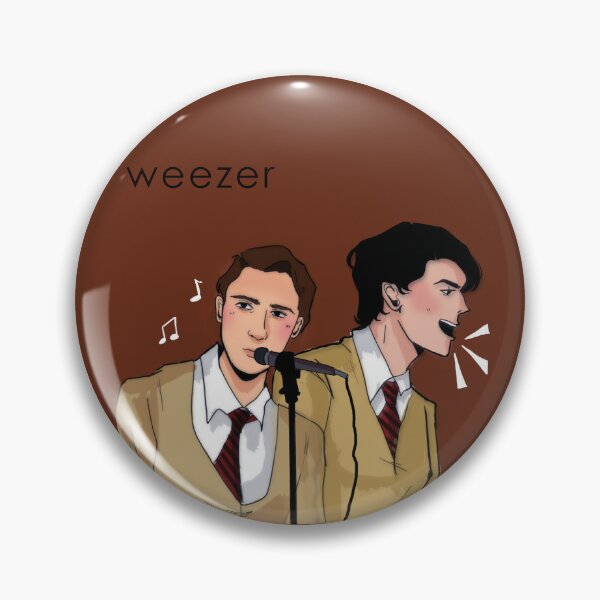 Item preview, Rivers Cuomo Brian Bell Buddy Holly Music Video Art designed and sold by bubbleiel.