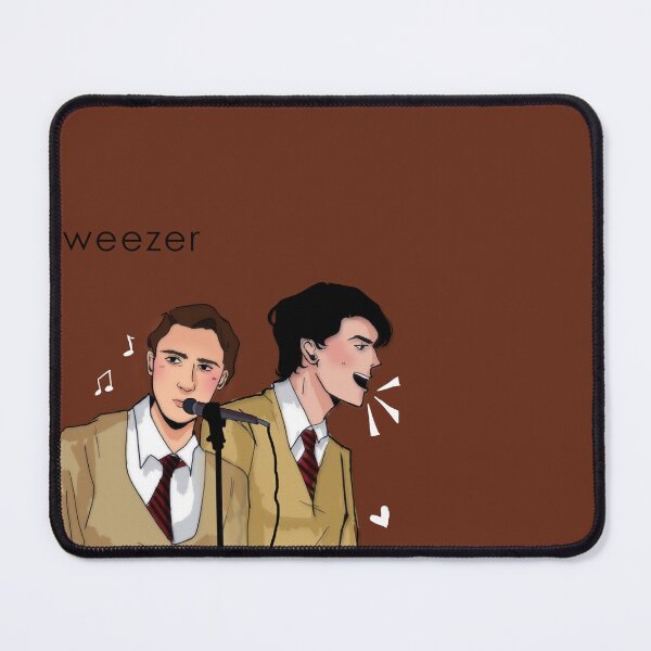 Item preview, Rivers Cuomo Brian Bell Buddy Holly Music Video Art designed and sold by bubbleiel.