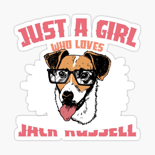 Item preview, Just A Girl Who Loves Jack Russell Pup Dog Lovers designed and sold by ankarsdesign.