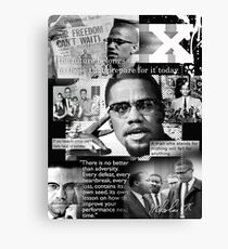 malcom x Canvas Print