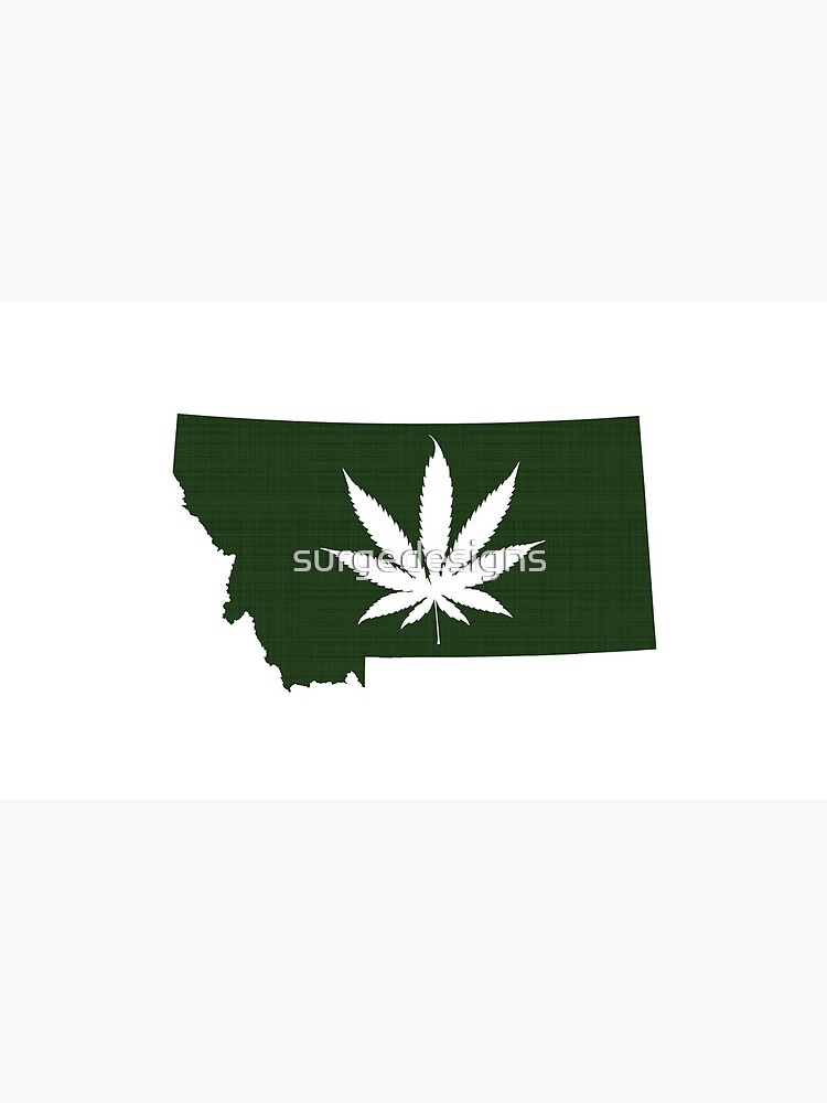 Marijuana Leaf Montana by surgedesigns