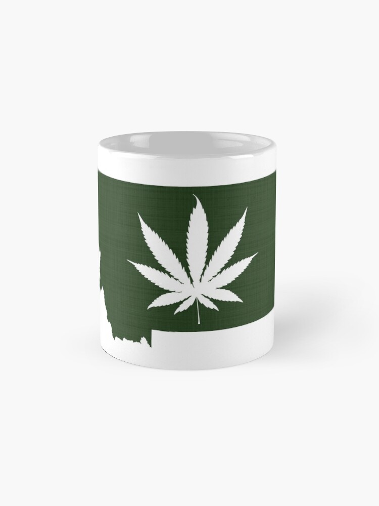 Alternate view of Marijuana Leaf Montana Mug