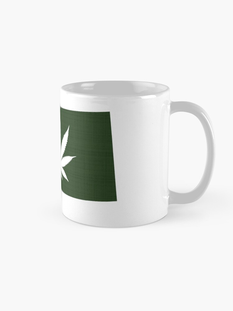 Alternate view of Marijuana Leaf Montana Mug