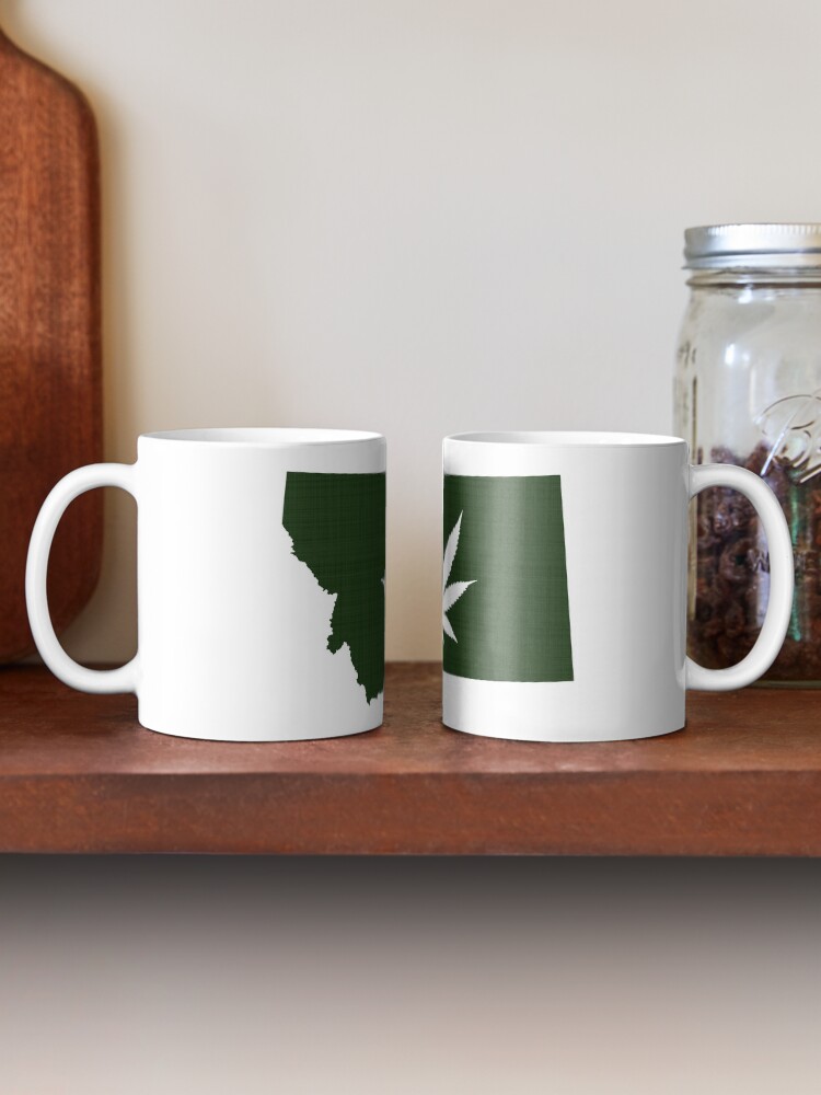 Alternate view of Marijuana Leaf Montana Mug