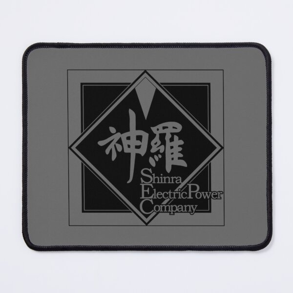 Item preview, Final Fantasy® VII Remake - Shinra Electric Power Company Logo [Black-Framing] designed and sold by MadisonCoulte.