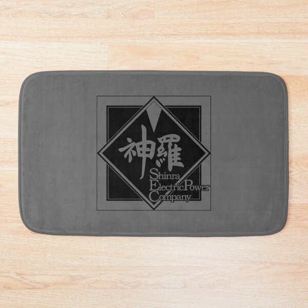 Item preview, Final Fantasy® VII Remake - Shinra Electric Power Company Logo [Black-Framing] designed and sold by MadisonCoulte.