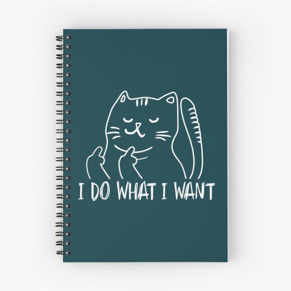 Item preview, Funny I do what I want cat flipping the bird offensive   designed and sold by WankyCandle.
