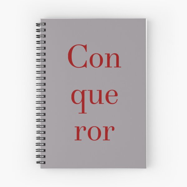 Item preview, Conqueror Red Text designed and sold by MerciMe.
