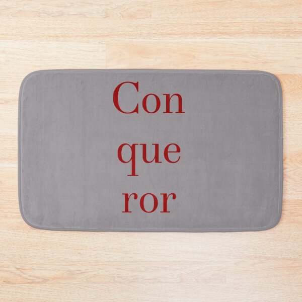 Item preview, Conqueror Red Text designed and sold by MerciMe.