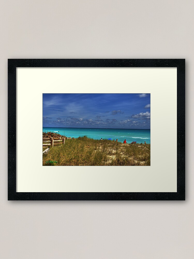 Alternate view of Beach Hike Framed Art Print
