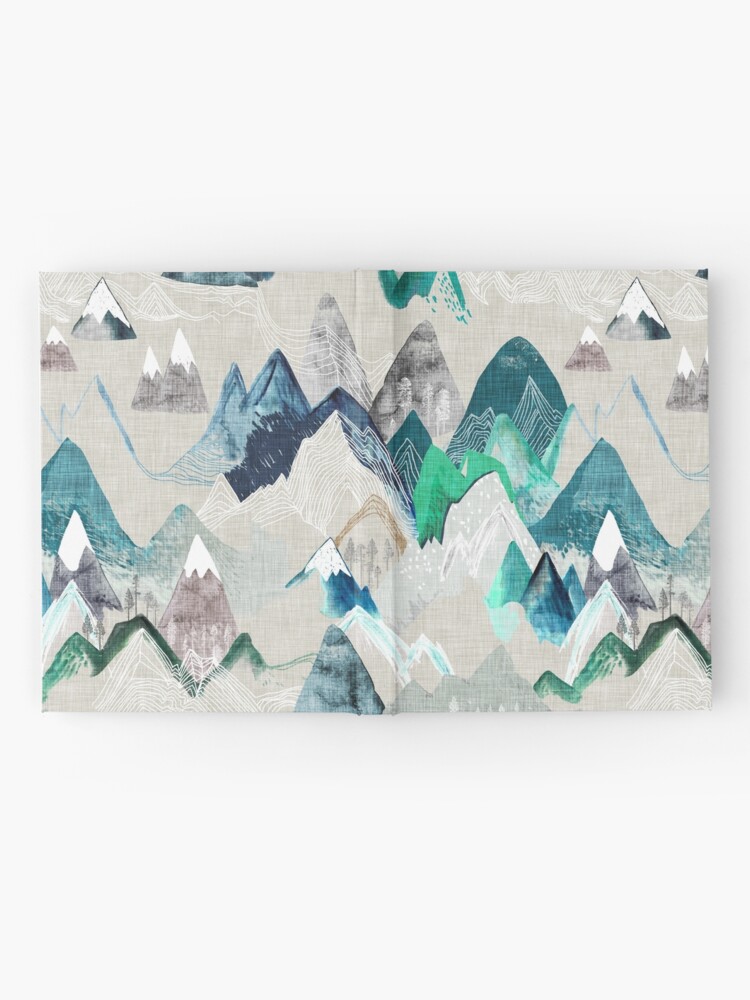 Alternate view of Call of the Mountains (in evergreen) Hardcover Journal